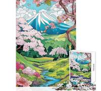 1000 Pieces Puzzles for Adults Summer Japan Landscape Fun Family Connection Activity Memorable Christmas Giftsing Option (38x52cm)