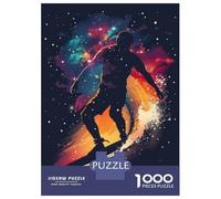 1000 Pieces Puzzles for Adults Surf Galaxy Silhouette Jigsaw Puzzle Family Games Difficult Hard Unique Gifts for Birthday And Christmas 70x50cm/1000pcs