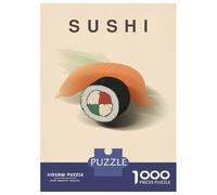 1000 Pieces Puzzles for Adults Sushi Sensation Jigsaw Puzzle Family Games Difficult Hard Unique Gifts for Birthday And Christmas 70x50cm/1000pcs
