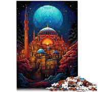 1000 Pieces Puzzles for Adults T C A C Brkiye Hagia Sophia family fun games 26x38cm gifts for friends and family for 14 year olds