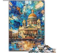 1000 Pieces Puzzles for Adults Taj Mahal Oil Painting Puzzles for Adults 26X38CM for Mother'S Day, Birthdays, Christmas