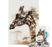 1000 Pieces Puzzles for Adults Tall Giraffe Dreams Brain Teaser Game Toys Educational Games Birthday Gifts Analysis And Logic (Size 75x50cm)