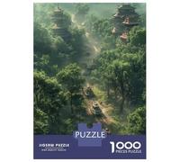 1000 Pieces Puzzles for Adults Tanks Is in Forest Adult Puzzles Brain Teaser Game Enhance Memory Unique Gifts for Birthday And Christmas 38x26cm/1000pcs