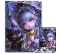 1000 Pieces Puzzles for Adults Teenagers Anime Girl Wizard Cardboard Jigsaw Puzzles Fun Games, Is Ideal As A Gift for The Whole Family for for Age 14 26X38CM