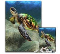 1000 Pieces Puzzles for Adults Teenagers Diamond Turtle Cardboard Jigsaw Puzzles for Adults Teenagers Learning Educational Toys Family Games 26X38CM