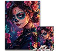 1000 Pieces Puzzles for Adults Teenagers Fantasy Skeleton Puzzle Fun Games, Is Ideal As A Gift for The Whole Family for for Age 14 26X38CM
