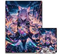 1000 Pieces Puzzles for Adults Teenagers Japanese Anime Girl Puzzle Fun Games, Is Ideal As A Gift for The Whole Family for for Age 14 26X38CM