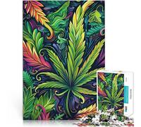 1000 Pieces Puzzles for Adults teenagers Weed Made of cardboard for age 14+ Each piece is unique - Fun and challenging game for the whole ideas。size:26x38cm/10.24x14.96inch