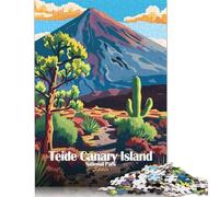 1000 Pieces Puzzles for Adults Teide Canary Island National Park Spain Jigsaw Puzzles for Adults Paperboard Puzzles Difficult And Challenge 38x26cm/1000pcs