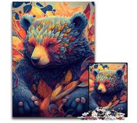 1000 Pieces Puzzles for Adults The Beautiful Bear Puzzles for Adults Brain Teaser Game for Teenagers, Perfect 26X38CM/10.23x14.96inch