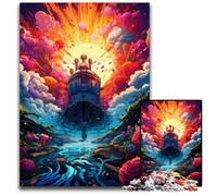 1000 Pieces Puzzles for Adults The Colorful Psychedelia of Submarines Wooden Puzzles Challenging Brain Teaser - Relaxing Toy for Teenagers 1000 PCS(75x50cm)