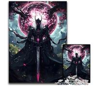 1000 Pieces Puzzles for Adults The Dark Samurai Lord Jigsaw Puzzles for Adults Perfect for Christmas Halloween Easter New Year 1000 PCS(75x50cm)