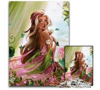 1000 Pieces Puzzles for Adults The Fairy of Flower Paper Jigsaw Perfect for Halloween Christmas Birthday Gift 1000 PCS(38x26cm)