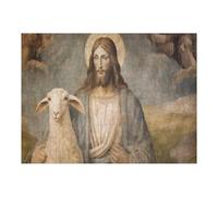 1000 Pieces Puzzles for Adults - The Good Shepherd Jigsaw Puzzle Children and Adolescents Educational Training Decompression Resistant Difficult Play Games