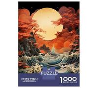 1000 Pieces Puzzles for Adults The Great Wave Jigsaws for Adults Relax Games Enhance Memory Unique Gifts for Birthday And Christmas 38x26cm/1000pcs