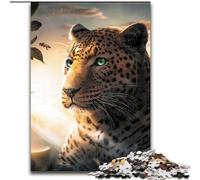 1000 Pieces Puzzles for Adults The Leopard And Wasp Difficult Puzzles for Adults DIY Decoration, Brain Challenge, for Adult, Family, size 50x75cm