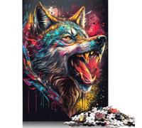 1000 Pieces Puzzles for Adults The Pirate Wolf Square Puzzle for Adults & Wooden Puzzles Home Decor 1000pcs (75x50cm)