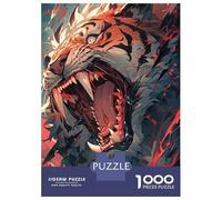 1000 Pieces Puzzles for Adults The Tigers Head Roars Jigsaw for Adults Anti-Stress Toys Difficult Hard Difficult And Challenge 70x50cm/1000pcs
