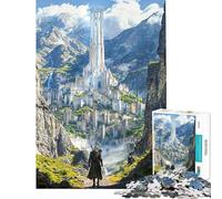 1000 Pieces Puzzles for Adults The Veiled Citadel Adult Puzzles Toy Wall Decor Hand Speed Race Unique Gifts for Birthday And Christmas (Size 38x52cm)