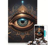 1000 Pieces Puzzles for Adults Third Eye Perception DIY Toys Parent-child Interaction Artists' Collection Fine Arts 50x75cm