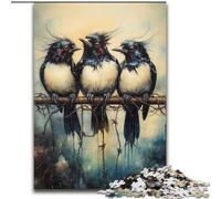 1000 Pieces Puzzles for Adults Three Birds Puzzles for Adults 26X38CM for Mother'S Day, Birthdays, Christmas
