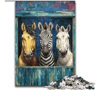 1000 Pieces Puzzles for Adults Three Horses Puzzles for Adults 50X75CM for Mother'S Day, Birthdays, Christmas
