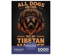 1000 Pieces Puzzles for Adults Tibetan Mastiff Quote Teenager Puzzles Brain Teaser Game Home Decoration for Is Ideal As A Gift 38x26cm/1000pcs