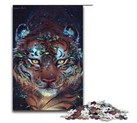 1000 Pieces Puzzles for Adults Tiger Decompressing Intellectual Educational Toy Gifts Ideas 75x50cm
