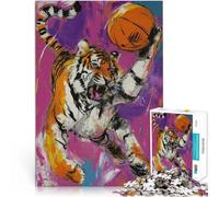 1000 Pieces Puzzles for Adults Tiger Dunk Made of wood，Suitable for people aged 14 and above Train your brain and your hands because it is ideal as a gift for the whole family。size：50x75cm