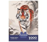 1000 Pieces Puzzles for Adults Tiger Japanese Painting Jigsaws for Adults Relax Games Enhance Memory Unique Gifts for Birthday And Christmas 70x50cm/1000pcs