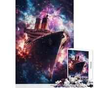 1000 Pieces Puzzles for Adults Titanic in Space- Fun Family Connection Activity Memorable Christmas Giftsing Option (38x26cm)