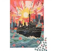 1000 Pieces Puzzles for Adults Titanic Poster Art Print Jigsaw Puzzle Hands-on Game Home Decoration Unique Gifts for Birthday And Christmas 52x38cm/1000pcs