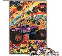 1000 Pieces Puzzles for Adults Tractor in The Sea of Flowers Jigsaw Perfect for Family Fun on Christmas, Thanksgiving, Birthdays & Easter 50X75CM