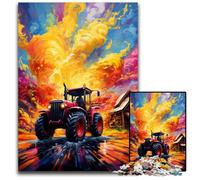 1000 Pieces Puzzles for Adults Tractor Puzzles for Adults Brain Teaser Game for Teenagers, Perfect 26X38CM/10.23x14.96inch