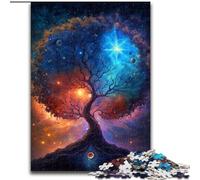 1000 Pieces Puzzles for Adults Tree of Wisdom Puzzles 1000 Pieces for Adults Toys Gift Educational Intellectual Decompressing Fun Family Game Size 26X38CM