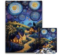 1000 Pieces Puzzles for Adults Tree Under The Night Sky Puzzle Learning Educational Toys,is Ideal As Gifts for The Whole Family for Ages 14+ 50X75CM