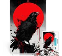 1000 Pieces Puzzles for Adults Uchiha Crow Lernspielzeug für die ganze Familie Die Liebe zwischen Paaren stärken75x50cm