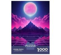 1000 Pieces Puzzles for Adults Universe of Retrofuturism Teenager Puzzles Brain Teaser Game Home Decoration for Is Ideal As A Gift 70x50cm/1000pcs