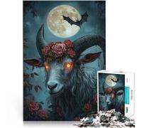 1000 Pieces Puzzles for Adults Unlucky Sheep Made of cardboard，for age 14+ Learning Educational Toys Family Games Educational game for birthday and Christmas。size：38x52cm/14.96x20.47inch