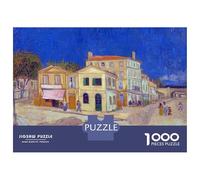 1000 Pieces Puzzles for Adults Van Gogh The Yellow House Jigsaw Puzzle Family Games Difficult Hard Unique Gifts for Birthday And Christmas 52x38cm/1000pcs