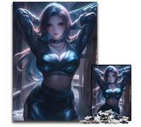 1000 Pieces Puzzles for Adults Village Shadow Anime Girl Jigsaw Puzzles for Mother'S Day Birthdays Christmas 1000 PCS(75x50cm)