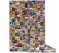 1000 Pieces Puzzles for Adults vintage collage Stress Relief Toys 26x38cm is ideal as gifts for the whole family for 14 year olds