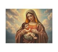 1000 Pieces Puzzles for Adults - Virgin Mary Beginners Puzzle Toys, Spend Time to Get A Sense of Accomplishment Box for Home Decor