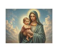 1000 Pieces Puzzles for Adults - Virgin Mary Funny Puzzles Educational Games Gift for Birthday Christmas Halloween