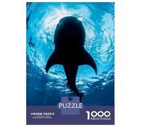 1000 Pieces Puzzles for Adults Whale Shark Ocean Adult Puzzles Brain Teaser Game Enhance Memory Unique Gifts for Birthday And Christmas 38x26cm/1000pcs