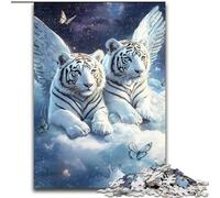1000 Pieces Puzzles for Adults White Tiger Puzzle Perfect for Teenagers, Family Bonding, Brain Teaser & DIY Home Decor Gift 50X75CM