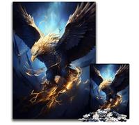 1000 Pieces Puzzles for Adults Wild Golden Eagle Bird Difficult Puzzles for Adults Interactive Family Game Brain Challenge Educational Toy 1000 PCS(38x26cm)