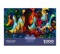 1000 Pieces Puzzles for Adults Wine Wizard Os Jigsaw Puzzle Hands-on Game Home Decoration Unique Gifts for Birthday And Christmas 52x38cm/1000pcs