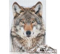 1000 Pieces Puzzles for Adults Wolf Face Jigsaw Puzzles for Adults And Wooden Puzzles Home Decoration 1000pcs (75x50cm)