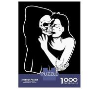 1000 Pieces Puzzles for Adults Woman Death Love Embrace I Jigsaw Puzzle Family Games Difficult Hard Unique Gifts for Birthday And Christmas 38x26cm/1000pcs